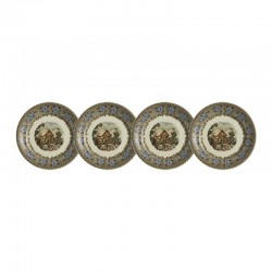 Set de 4 platos de pan...