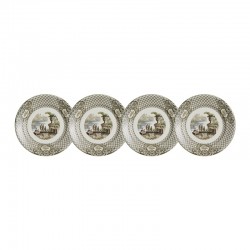 Set de 4 platos de pan...