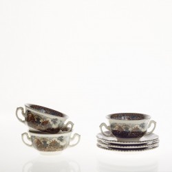 Set de 12 tazas de consomé...