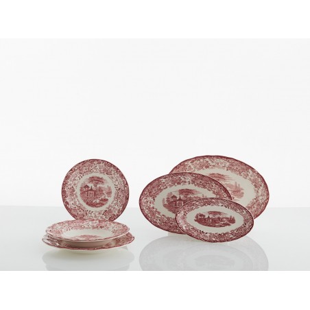Vajilla completa de 27 piezas colección 202 Rosa