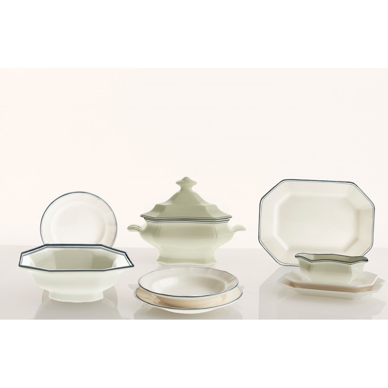 Vajilla completa de 42 piezas colección Basic Line Blue