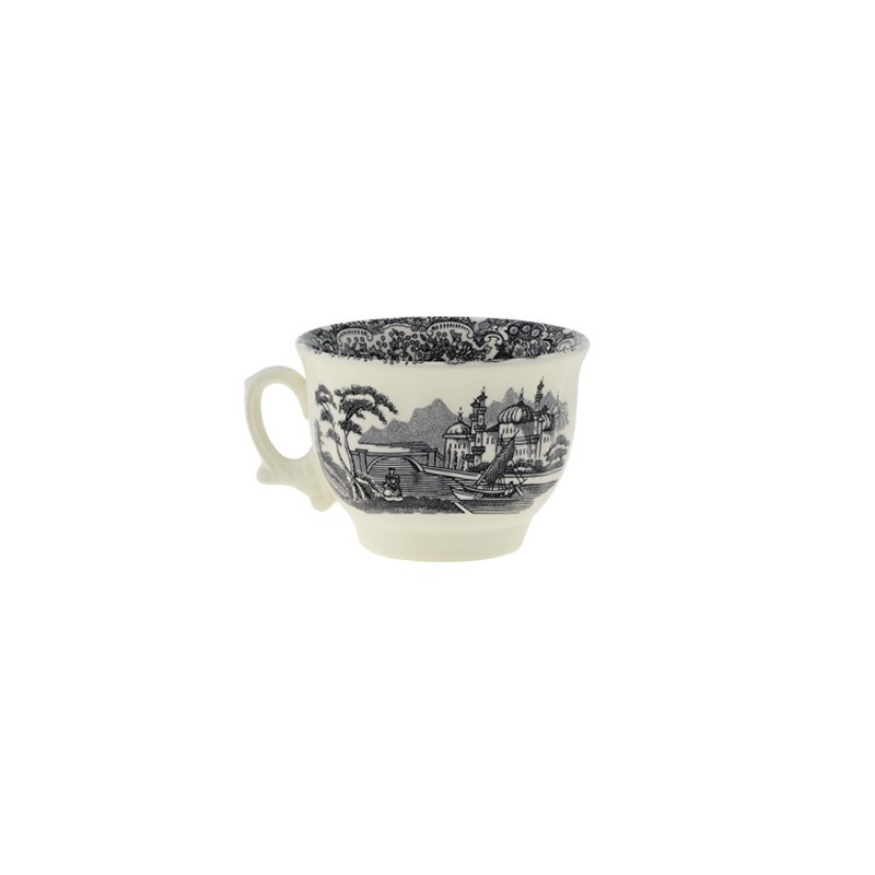 Taza de desayuno colección Negro Vistas