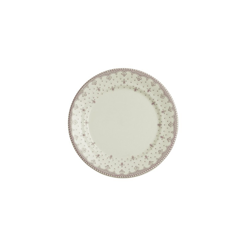 Plato de pan colección Flor de Lis Rosa