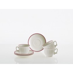 Set de 4 tazas de desayuno...