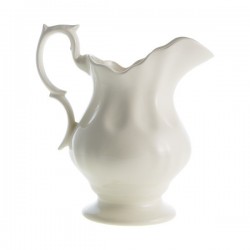 Jarro aguamanil blanco Cartuja