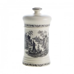 Tarro botica mediano negro