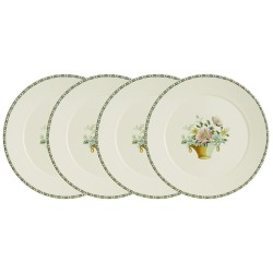 Set de 4 platos llanos 28...