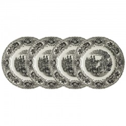 Set de 4 platos llanos 28...