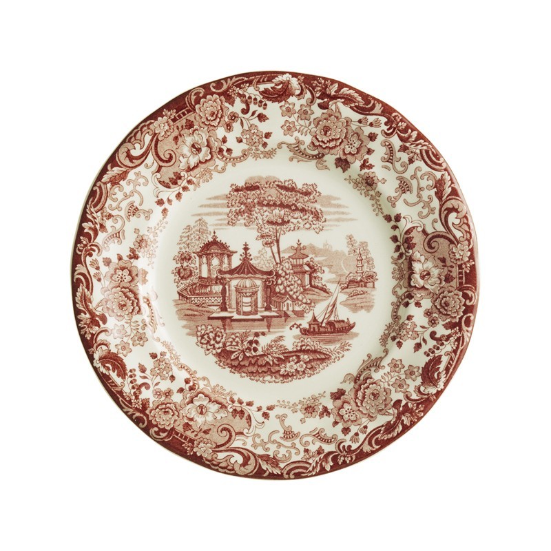 Plato llano colección 202 Rosa