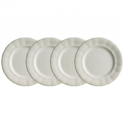 Set de 4 platos llanos...
