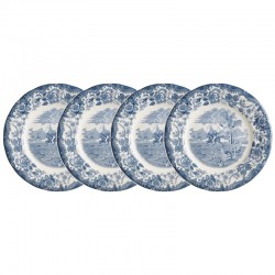 Set de 4 platos llanos...