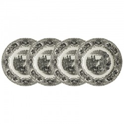 Set de 4 platos llanos...