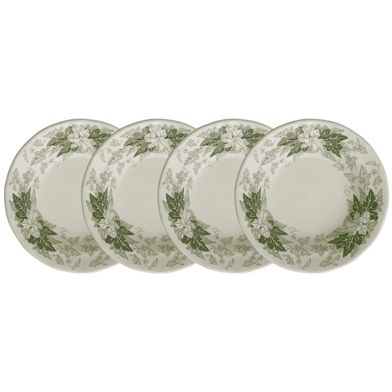 Set de 4 platos llanos colección Yedra