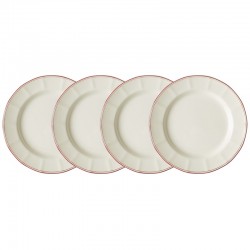 Set de 4 platos llanos...