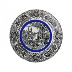 Plato llano colección Negro...