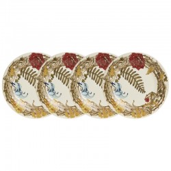 Set de 4 platos llanos...