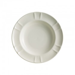 Plato hondo colección Imperio Blanca