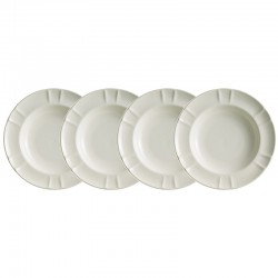 Set de 4 platos hondos...