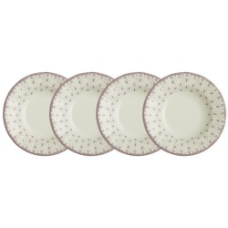 Set de 4 platos hondos...