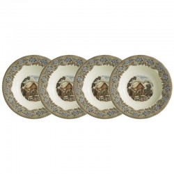 Set de 4 platos hondos...