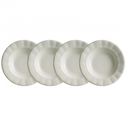 Set de 4 platos hondos...