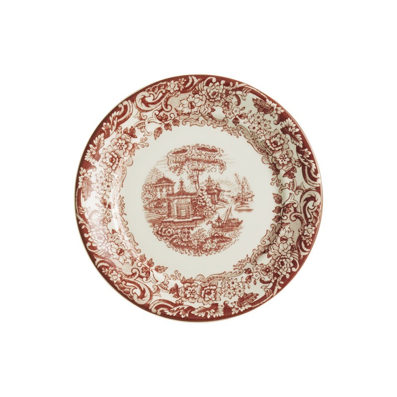 Plato de postre colección 202 Rosa