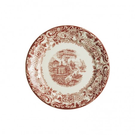 Plato de postre colección 202 Rosa