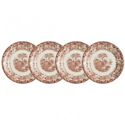 Set de 4 platos de postre...