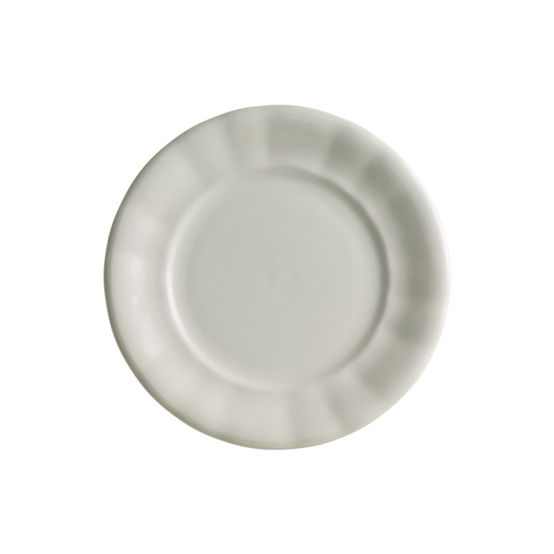 Plato de postre colección Aurora Blanca