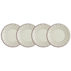 Set de 4 platos de postre...