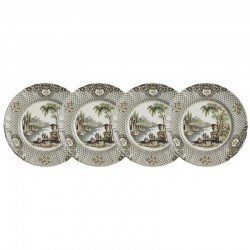 Set de 4 platos de postre...