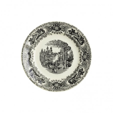 Plato de postre colección Negro Vistas