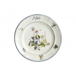 Plato infantil niño color azul