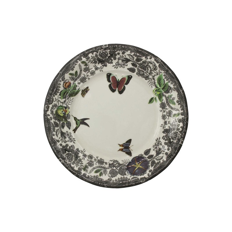 Plato de postre de la colección Oaxaca de color negro