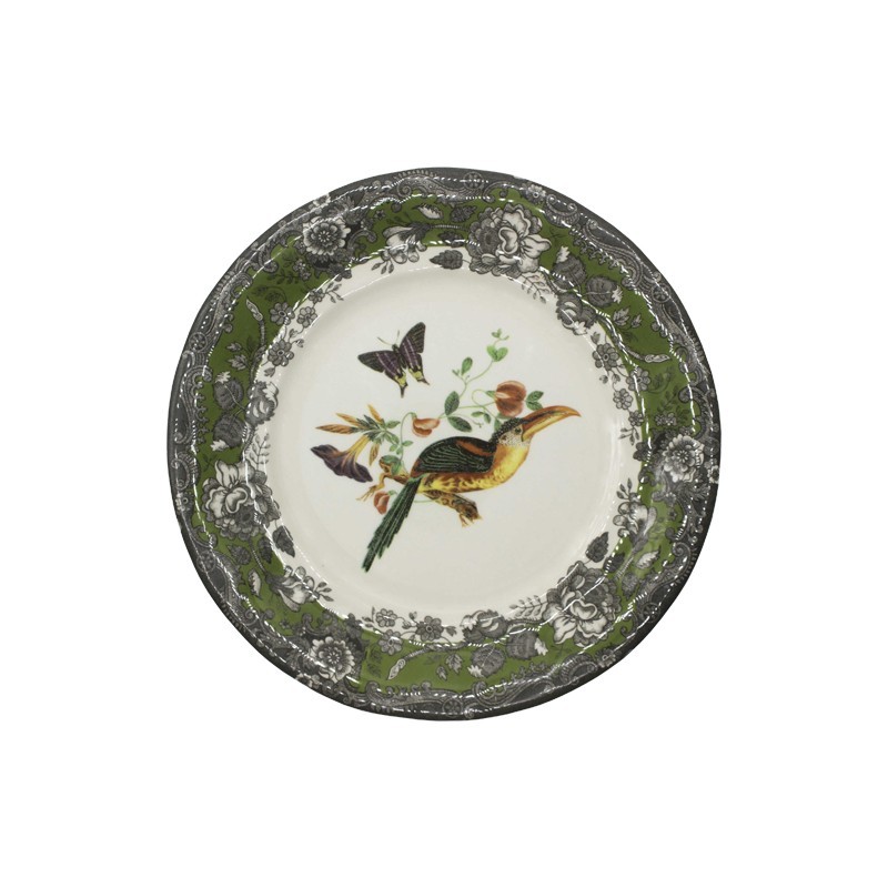 Plato de postre colección Oaxaca de color verde