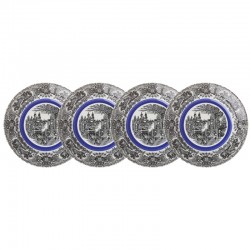 Set de 4 platos de postre...