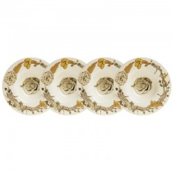 Set de 4 platos de postre...