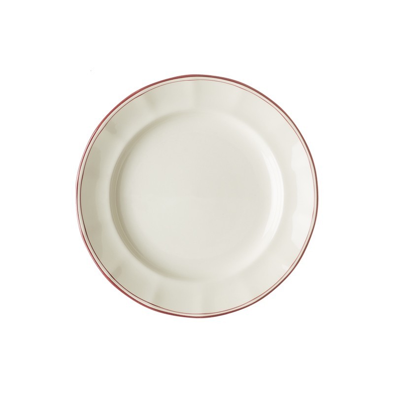 Plato de postre colección Basic Line Red