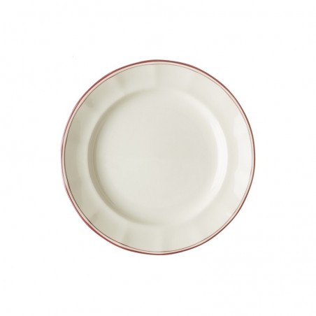 Plato de postre colección Basic Line Red